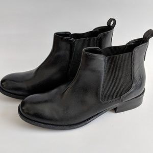 Clarks Black Chelsea Ankle Boots